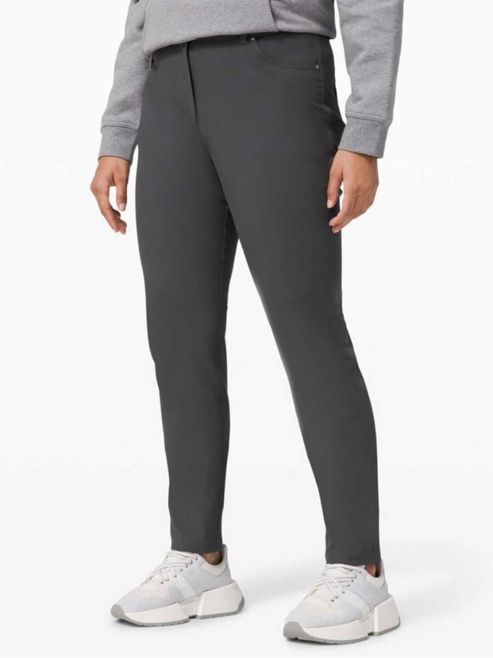 Lululemon City Sleek 5 Pocket Pant 30" Graphite Gray Size 8